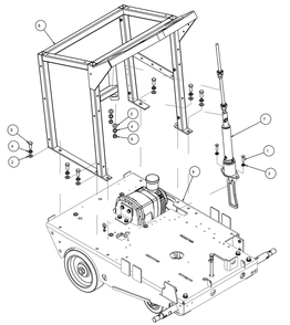 Section 03 Diagram and Parts List for MK-4020B 167439-20 MK Diamond Concrete Saw